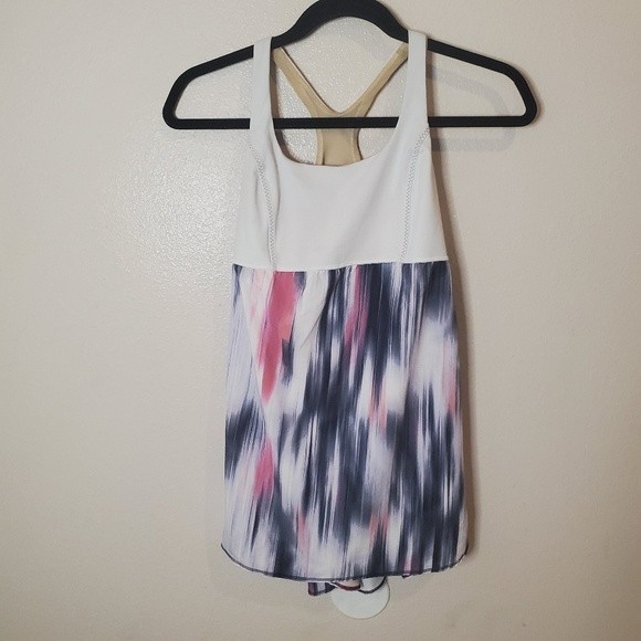 Lululemon Venus mirage deep Indigo blue/ white workout Tank Top - Picture 3 of 8